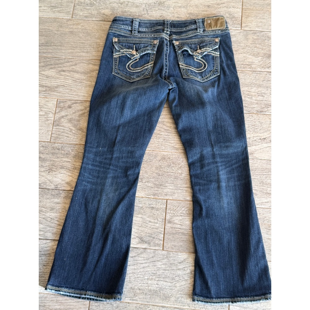 Silver Jeans Suki Surplus 31x30 Western Bootcut Flap Pocket Jeans 31 x 30 Boot